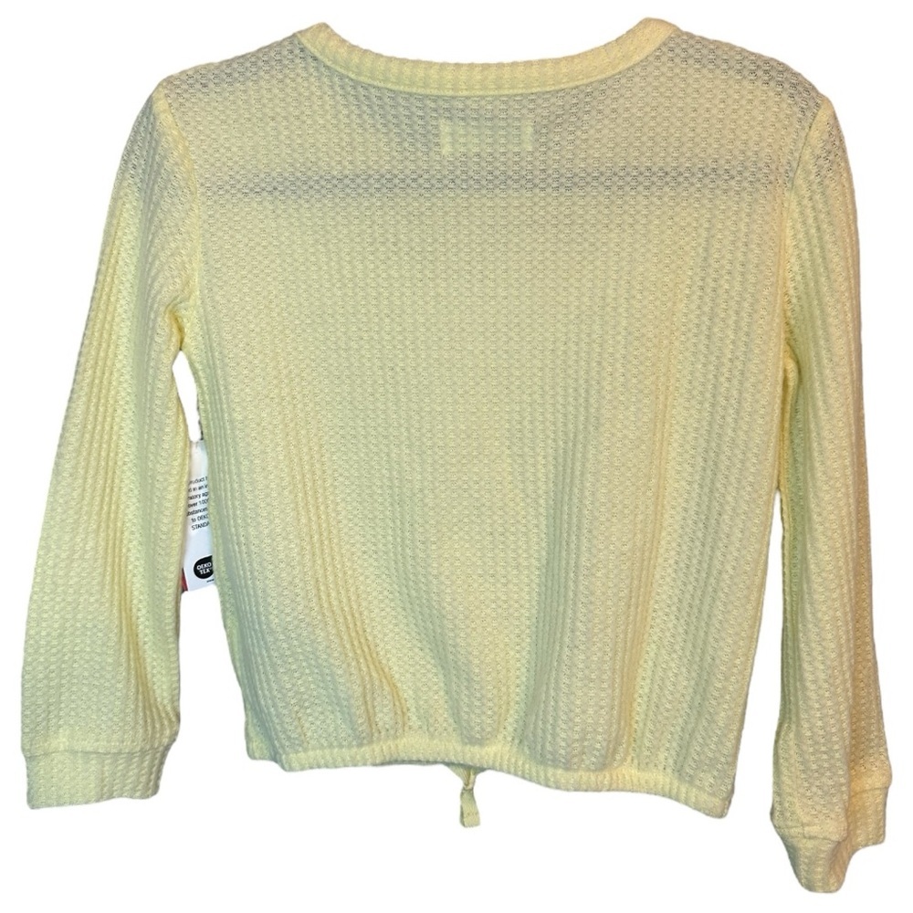 Ideology Sunny Yellow Long Sleeve Kids Tee - Picture 4 of 6